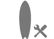 サーフボード 修理